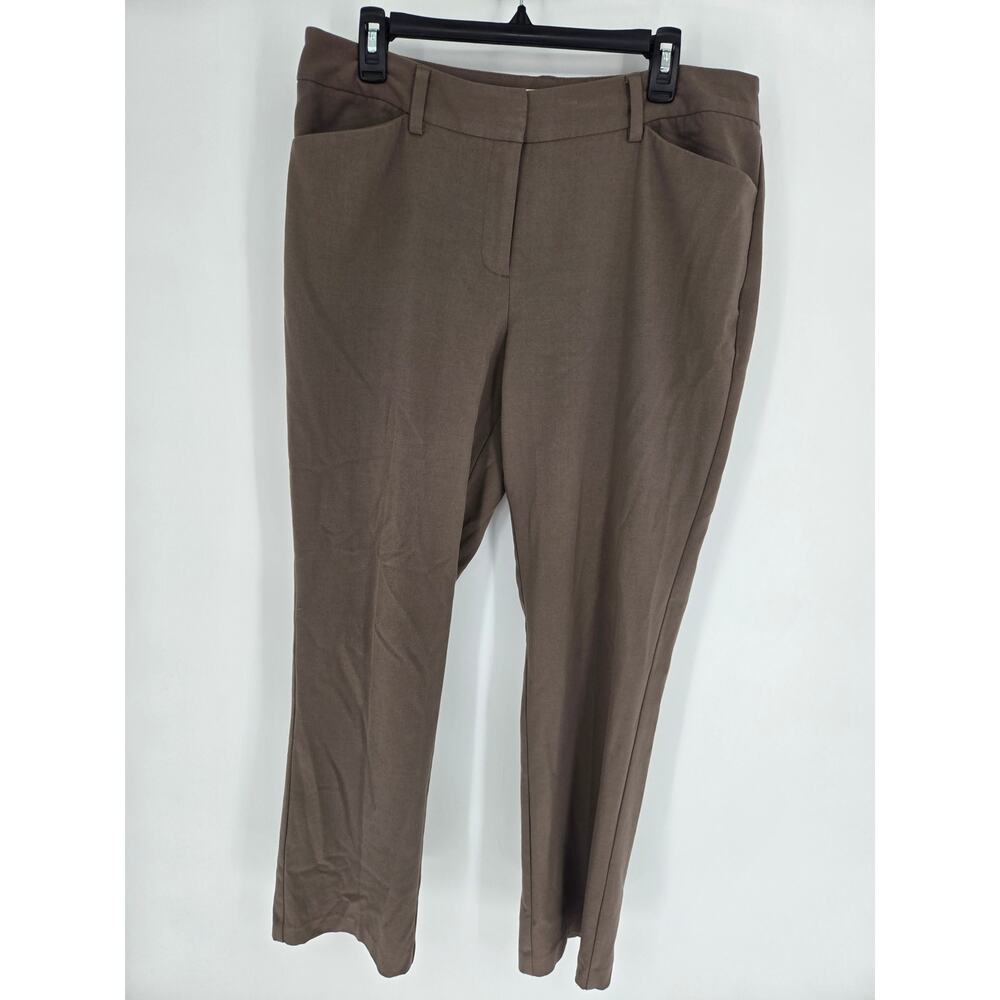 Chico's Light Brown Business Casual Pants Vanity Size 2 Short (Women's L)